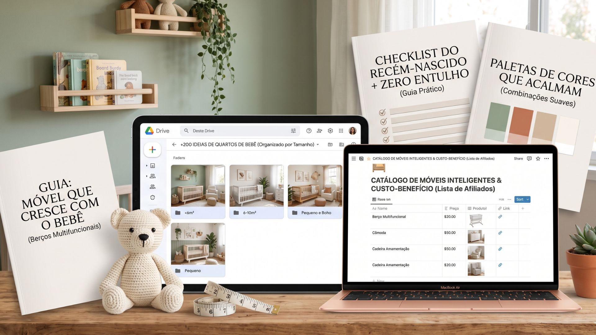 Mockup do Acervo Quartinho dos Sonhos